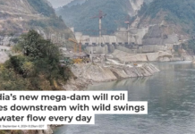 The Subansiri Lower Hydroelectric Project, under construction, will be one of India’s largest hydropower dams. Nayan J. Nath, CC BY